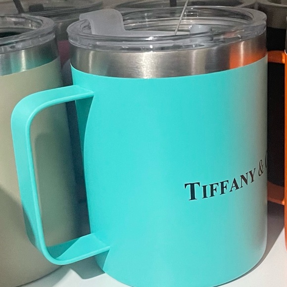 Tiffany And Co. coffee cup and spoon - Picture 1 of 5